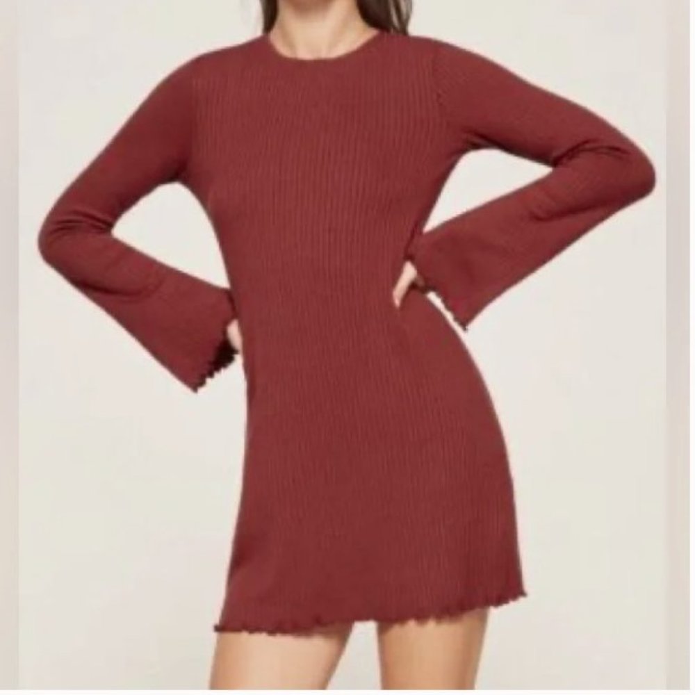 ISO Reformation Luca Dress in Rust